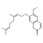 7-((3,7-Dimethylocta-2,6-dien-1-yl)oxy)-6-methoxy-2H-chromen-2-one