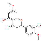 5-hydroxy-2-(3-hydroxy-4-methoxyphenyl)-7-methoxy-2,3-dihydro-4H-chromen-4-one