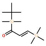 Silane, (1,1-dimethylethyl)dimethyl[1-oxo-3-(trimethylsilyl)-2-propenyl]-