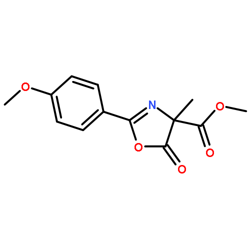 4-Oxazolecarboxylic acid,4,5-dihydro-2-(4-methoxyphenyl)-4-methyl-5-oxo-, methyl ester, (4R)-