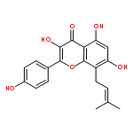 4H-1-Benzopyran-4-one,3,5,7-trihydroxy-2-(4-hydroxyphenyl)-8-(3-methyl-2-buten-1-yl)-