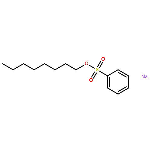 Benzenesulfonic acid,octyl-, sodium salt (1:1)