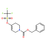 1(2H)-Pyridinecarboxylic acid,3,6-dihydro-4-[[(trifluoromethyl)sulfonyl]oxy]-, phenylmethyl ester