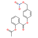 [4-(nitrooxymethyl)phenyl] 2-acetyloxybenzoate