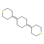 2H-Thiopyran, 4,4'-(1,4-cyclohexanediylidene)bis[tetrahydro-