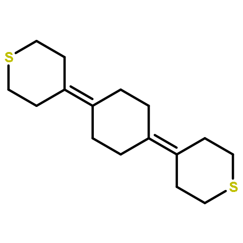 2H-Thiopyran, 4,4'-(1,4-cyclohexanediylidene)bis[tetrahydro-