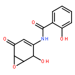 2-Hydroxy-N-((1S,2S,6S)-2-hydroxy-5-oxo-7-oxabicyclo[4.1.0]hept-3-en-3-yl)benzamide