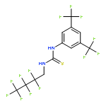 Thiourea,N-[3,5-bis(trifluoromethyl)phenyl]-N'-(2,2,3,3,4,4,4-heptafluorobutyl)-