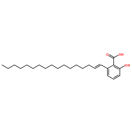 2-[(1E)-heptadec-1-en-1-yl]-6-hydroxybenzoic acid