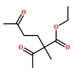 Hexanoic acid, 2-acetyl-2-methyl-5-oxo-, ethyl ester