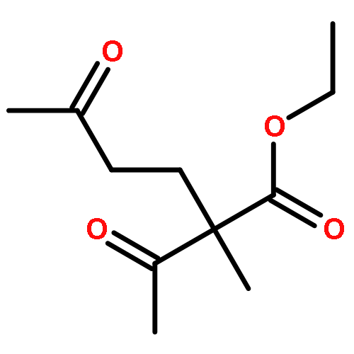 Hexanoic acid, 2-acetyl-2-methyl-5-oxo-, ethyl ester