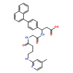 3-[N-[4-(4-Methylpyridin-2-ylamino)butyryl]glycylamino]-3-[4-(1-naphthyl)phenyl]propionic acid