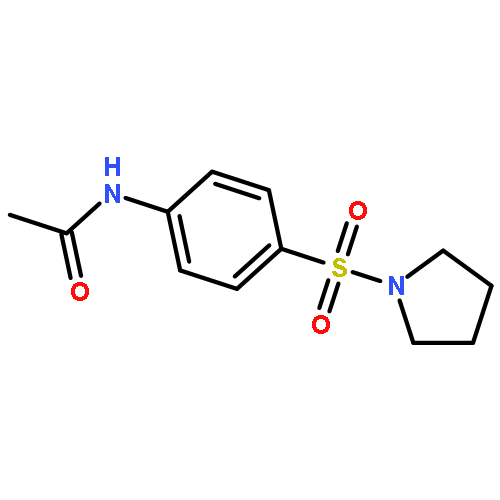 N-(4-pyrrolidin-1-ylsulfonylphenyl)acetamide