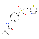 Propanamide, 2,2-dimethyl-N-[4-[(2-thiazolylamino)sulfonyl]phenyl]-