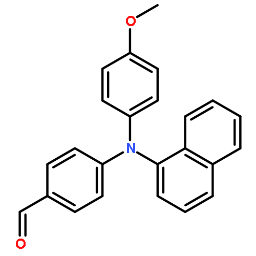 Benzaldehyde, 4-[(4-methoxyphenyl)-1-naphthalenylamino]-