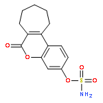 Sulfamic acid,6,7,8,9,10,11-hexahydro-6-oxobenzo[b]cyclohepta[d]pyran-3-yl ester