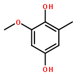 1,4-Benzenediol, 2-methoxy-6-methyl-