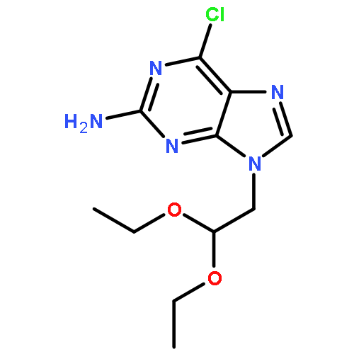 9H-Purin-2-amine, 6-chloro-9-(2,2-diethoxyethyl)-