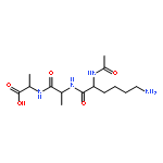 D-Alanine,N2-acetyl-L-lysyl-D-alanyl-