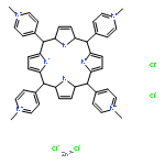 Zinc(4+),[[4,4',4'',4'''-(21H,23H-porphine-5,10,15,20-tetrayl-kN21,kN22,kN23,kN24)tetrakis[1-methylpyridiniumato]](2-)]-,chloride (1:4), (SP-4-1)-