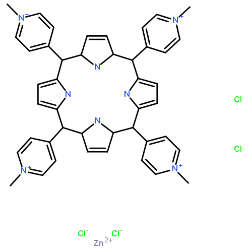 Zinc(4+),[[4,4',4'',4'''-(21H,23H-porphine-5,10,15,20-tetrayl-kN21,kN22,kN23,kN24)tetrakis[1-methylpyridiniumato]](2-)]-,chloride (1:4), (SP-4-1)-