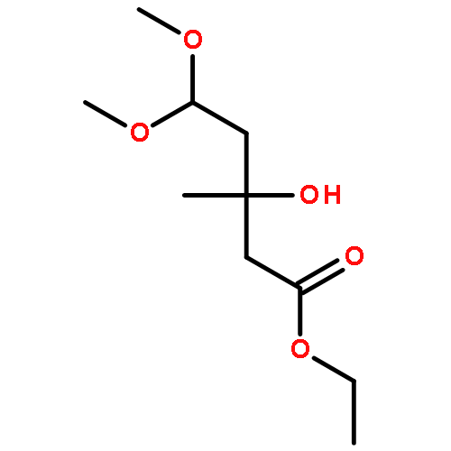 Pentanoic acid, 3-hydroxy-5,5-dimethoxy-3-methyl-, ethyl ester