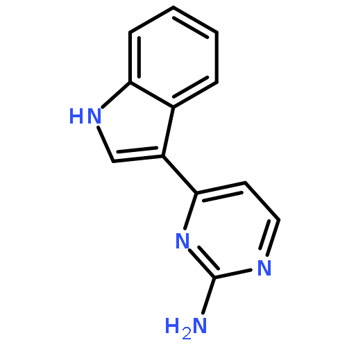 2-Pyrimidinamine, 4-(1H-indol-3-yl)-