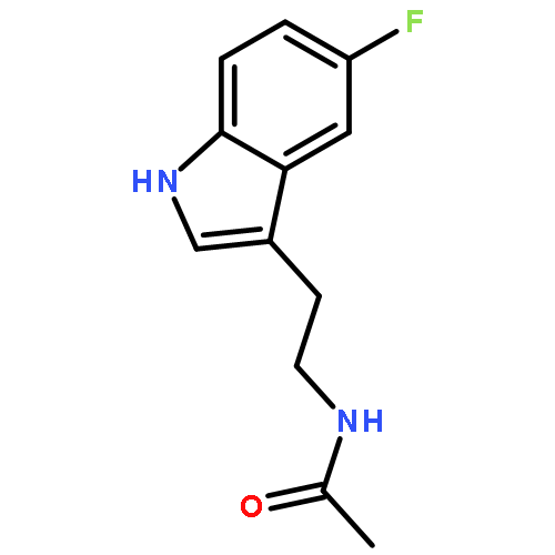 Acetamide, N-[2-(5-fluoro-1H-indol-3-yl)ethyl]-