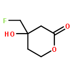 2H-Pyran-2-one,4-(fluoromethyl)tetrahydro-4-hydroxy-