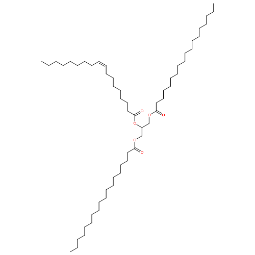 9-Octadecenoic acid(9Z)-, 2-[(1-oxooctadecyl)oxy]-1-[[(1-oxooctadecyl)oxy]methyl]ethyl ester