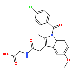 N-{[1-(4-chlorobenzoyl)-5-methoxy-2-methyl-1H-indol-3-yl]acetyl}glycine