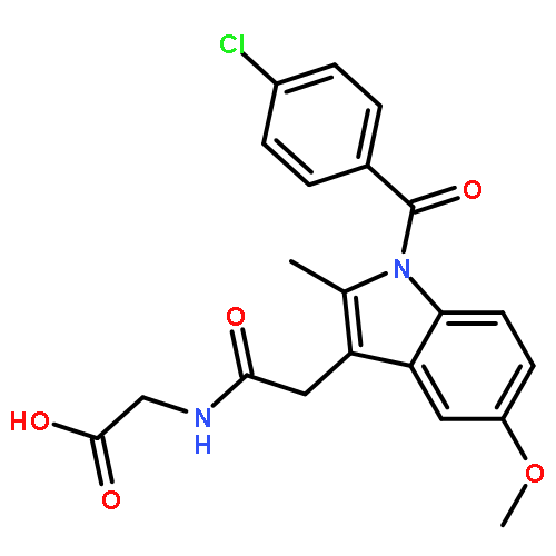 N-{[1-(4-chlorobenzoyl)-5-methoxy-2-methyl-1H-indol-3-yl]acetyl}glycine