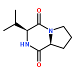 Pyrrolo[1,2-a]pyrazine-1,4-dione,hexahydro-3-(1-methylethyl)-, (3S,8aS)-