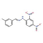 Benzaldehyde,3-methyl-, 2-(2,4-dinitrophenyl)hydrazone