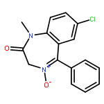 2H-1,4-Benzodiazepin-2-one,7-chloro-1,3-dihydro-1-methyl-5-phenyl-, 4-oxide