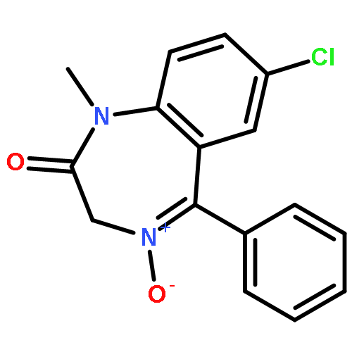 2H-1,4-Benzodiazepin-2-one,7-chloro-1,3-dihydro-1-methyl-5-phenyl-, 4-oxide