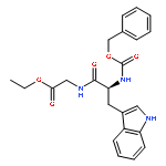 GLYCINE, N-[N-[(PHENYLMETHOXY)CARBONYL]-L-TRYPTOPHYL]-, ETHYL ESTER