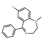 1H-1,4-Benzodiazepine,7-chloro-2,3-dihydro-1-methyl-5-phenyl-