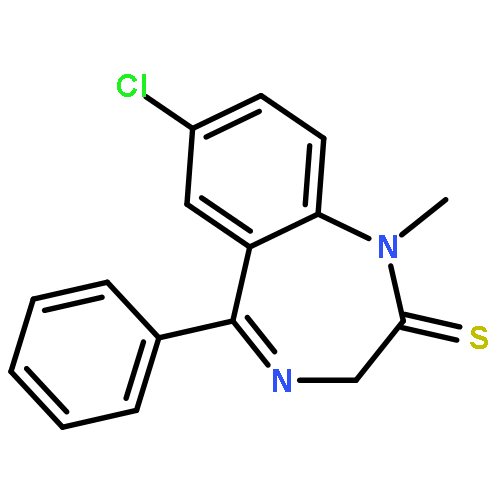 2H-1,4-Benzodiazepine-2-thione,7-chloro-1,3-dihydro-1-methyl-5-phenyl-