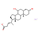 Cholan-24-oic acid,3,7-dihydroxy-, sodium salt (1:1), (3a,5b,7b)-