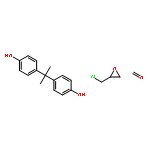 2-(chloromethyl)oxirane; formaldehyde; 4-[1-(4-hydroxyphenyl)-1-methyl-ethyl]phenol