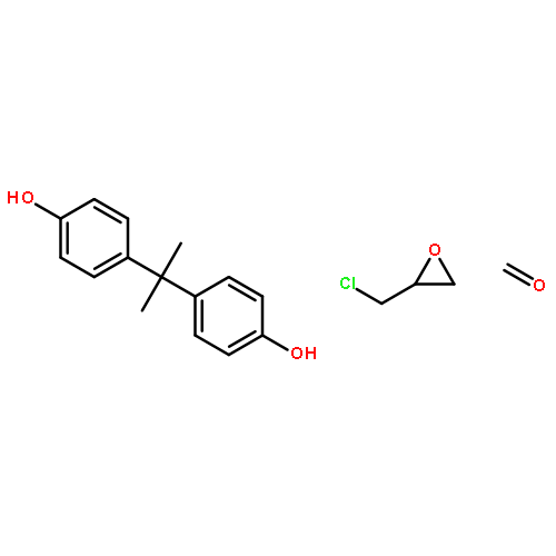 2-(chloromethyl)oxirane; formaldehyde; 4-[1-(4-hydroxyphenyl)-1-methyl-ethyl]phenol