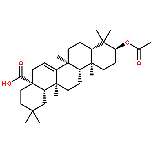 27-Norolean-14-en-28-oicacid, 3-(acetyloxy)-13-methyl-, (3b,13a)-