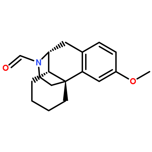 Morphinan-17-carboxaldehyde,3-methoxy-, (9a,13a,14a)- (9CI)