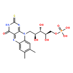 Riboflavin5'-(dihydrogen phosphate), 2-thio- (9CI)