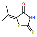 Rhodanine, 5-isopropylidene-