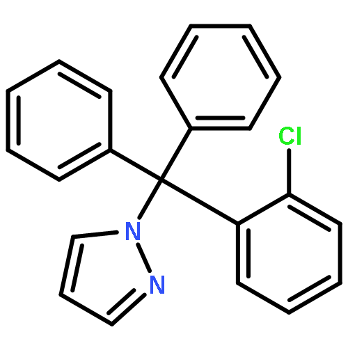 1-((2-Chlorophenyl)diphenylmethyl)-1H-pyrazole