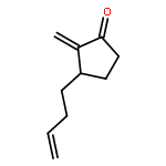 CYCLOPENTANONE, 3-(3-BUTENYL)-2-METHYLENE- (9CI)