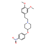 Piperidine, 1-[2-(3,4-dimethoxyphenyl)ethyl]-4-(4-nitrophenoxy)-