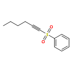 Benzene, (1-hexynylsulfonyl)-